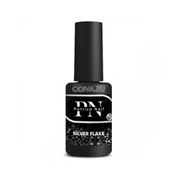 Patrisa nail, Silver Flake - топ глянцевый с серебряными хлопьями (без л/c), 8 мл