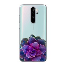 Силиконовый чехол Каменная роза арт на Xiaomi Redmi Note 8 Pro