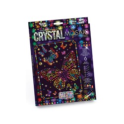 Набор для создания мозаики серии «CRYSTAL MOSAIC», на темном фоне, Бабочка