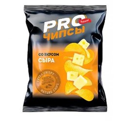 «PRO-Чипсы», чипсы со вкусом сыра, произведены из свежего картофеля, 60 гр. KDV