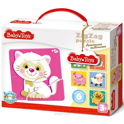 Пазлы Baby Toys "Домашние животные"