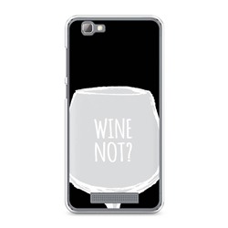 Силиконовый чехол Wine not black на ZTE Blade A610