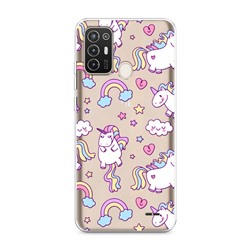 Силиконовый чехол Sweet unicorns dreams на ZTE Blade A52