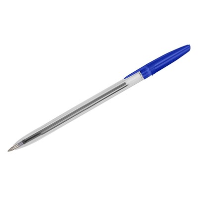 Ручка шариковая СТАММ "111", узел 0.7 мм, чернила синие на масляной основе, стержень 130 мм