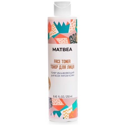 MATBEA cosmetics Тонер увлажняющий для всех типов кожи, 250 мл