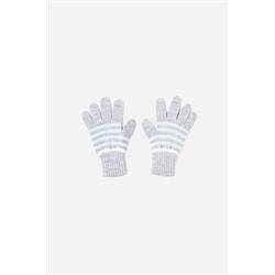 Перчатки детские Crockid К 148/ш светло-серый меланж, светлая бирюза