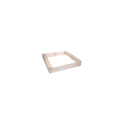 Песочница деревянная без крышки, 180 × 180 × 27 см, с сиденьями, без покраски, «Стюарт-1» 6767632