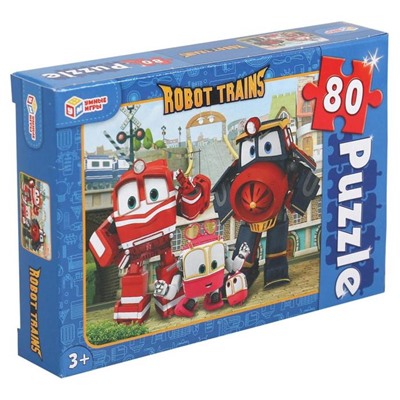 Пазл Robot Trains, 80 элементов