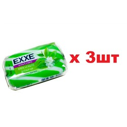 EXXE Туалетное крем-мыло 1+1 80г Зеленый чай 3шт