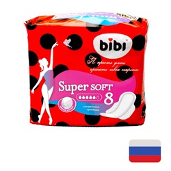 Прокладки "BIBI" Super Soft 8 шт. 5 капель, Россия