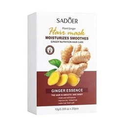 SADOER Маска для волос с экстрактом имбиря Ginger Essence 10гр*20шт