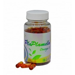 PlaPlamela Омега-3 концентрат пищевой на основе растительного сырья, 90 капсул, Сашера-Мед