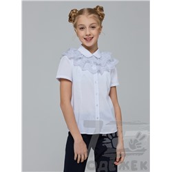 1055-1 Блузка для девочки с коротким рукавом