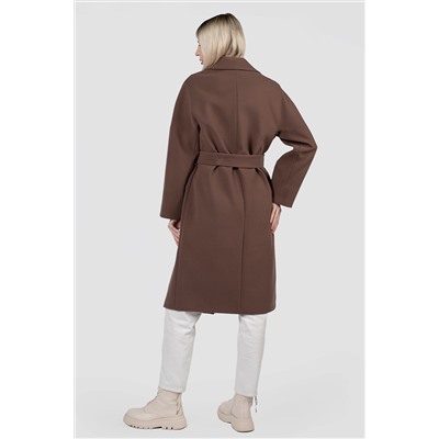 01-11800 Пальто женское демисезонное (пояс)