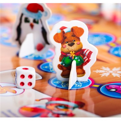 073-4016 Настольная игра «Новогоднее приключение игрушек», бродилка