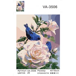 VA3506 Без подрамника картина по номерам 40*50