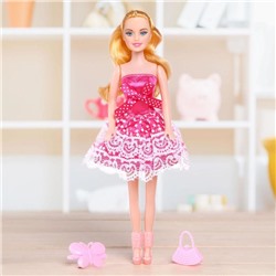 Кукла-модель «Даша» в платье, МИКС 4485134