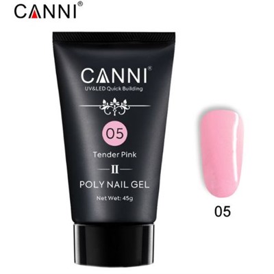 Полигель Canni Quick Building нежный розовый №05, 45г