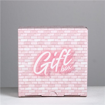 Коробка‒пенал Gift box, 15 × 15 × 7 см