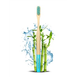 Original Бамбуковая зубная щетка для зубов ( голубая )