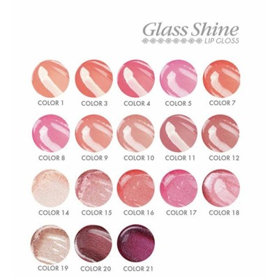 20%LuxVisage МЕРЦАЮЩИЙ БЛЕСК ДЛЯ ГУБ С ЭФФЕКТОМ ОБЪЕМА GLASS SHINE ТОН 18, 2,8 гр.