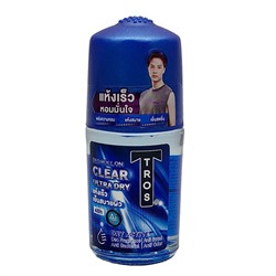 Tros Роликовый дезодорант для мужчин с освежающим ароматом / Clear Ultra Dry Deo Roll On, 45 мл