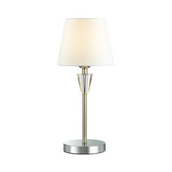 Настольная лампа LORAINE, E27 1x60Вт, цвет хром, золотой