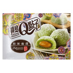 Японские сладости Моти Кокос Пандан (Coconut Pandan Mochi), Тайвань 210 г, Акция