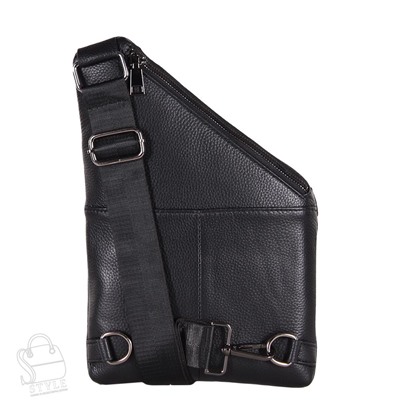 Рюкзак мужской кожаный 023H black Heanbag