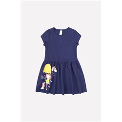 Платье для девочки Crockid К 5756 глубокий синий