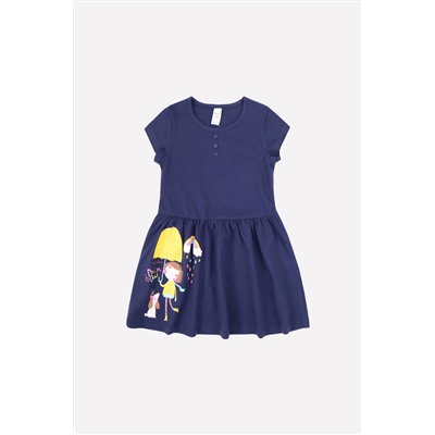 Платье для девочки Crockid К 5756 глубокий синий