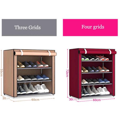 Тканевый стеллаж для обуви Shoe Cabinet 8238