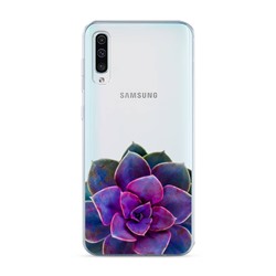 Силиконовый чехол Каменная роза арт на Samsung Galaxy A50