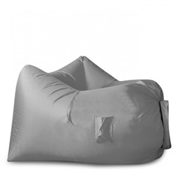 Надувное кресло-лежак Ламзак с карманами LAMZAC Россия светло-серый