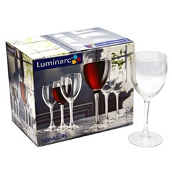 Набор фужеров для вина SIGNATURE Luminarc 6*250 мл.