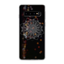 Силиконовый чехол Узоры мандала 5 на Samsung Galaxy S10