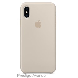 Силиконовый чехол для iPhone XS Max - Бежевый (Stone)