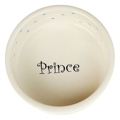 Миска керамическая "Prince", 400 мл,  голубая