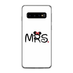 Силиконовый чехол Mrs 1 на Samsung Galaxy S10