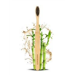 Original Бамбуковая зубная щетка для зубов ( коричневая )