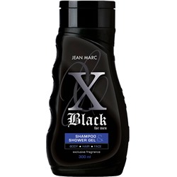 Гель для душа и Шампунь 3в1 мужской JEAN MARC X BLACK (300мл)