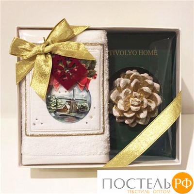 T1210T10079100 Набор "Новый год" Tivolyo Home SNOWBALL со свечой 2 предмета