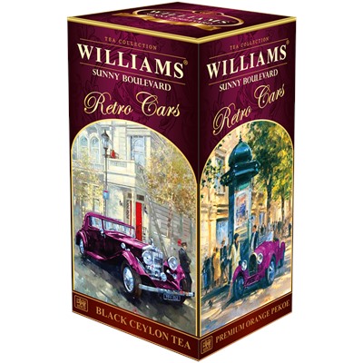 WILLIAMS. Retro Cars. Sunny Boulevard 200 гр. карт.пачка