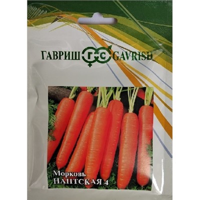 Морковь Нантская 4 (25г) (Код: 90235)
