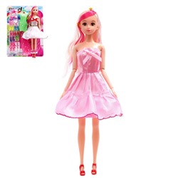 Кукла шарнирная «Лиза» с набором платье, обуви и аксессуарами 7386700