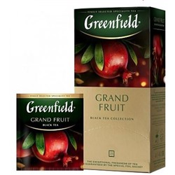 Чай Гринфилд Grand "Fruit", черный с гранатом, 25 пак.