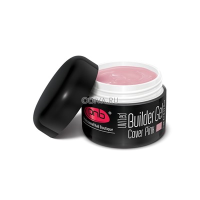 PNB, Builder Gel Cover Pink - моделирующий гель (камуфлирующий розовый), 5 мл