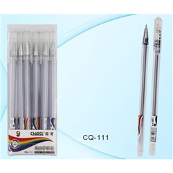 Ручка гелевая серебро CQ-111/silver