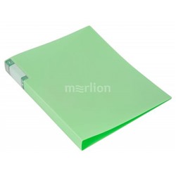 Папка скоросшиватель пластиковая с карманом Gems зеленый турмалин 0.7мм GEM07PGRN (1014429) Бюрократ