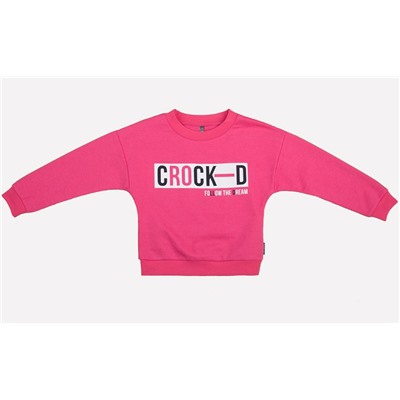 Джемпер для девочки Crockid КР 300521 темно-розовый к191